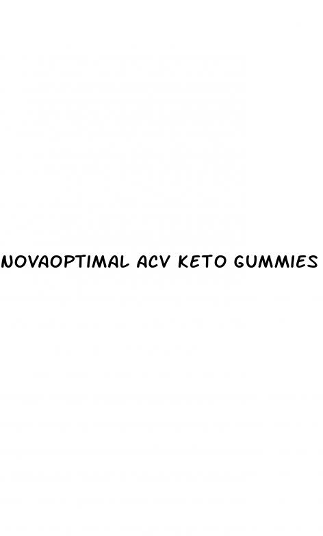 novaoptimal acv keto gummies