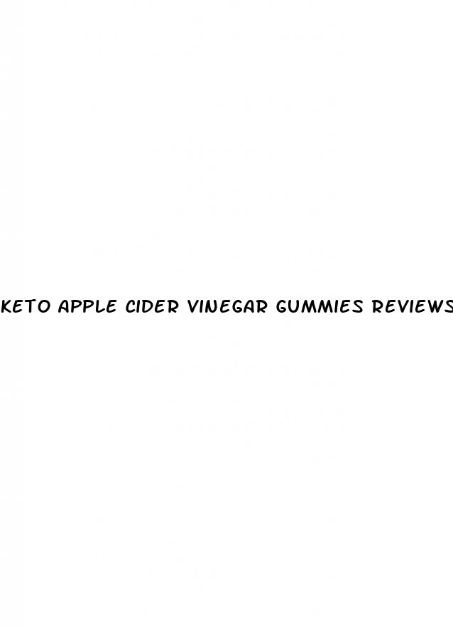 keto apple cider vinegar gummies reviews