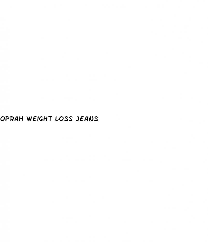 oprah weight loss jeans