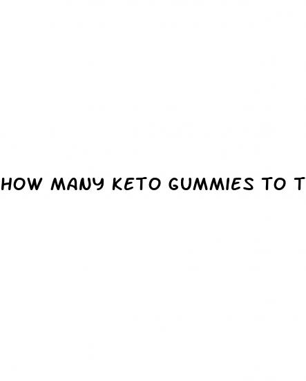 how many keto gummies to take per day