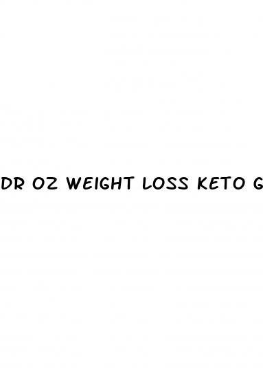 dr oz weight loss keto gummies