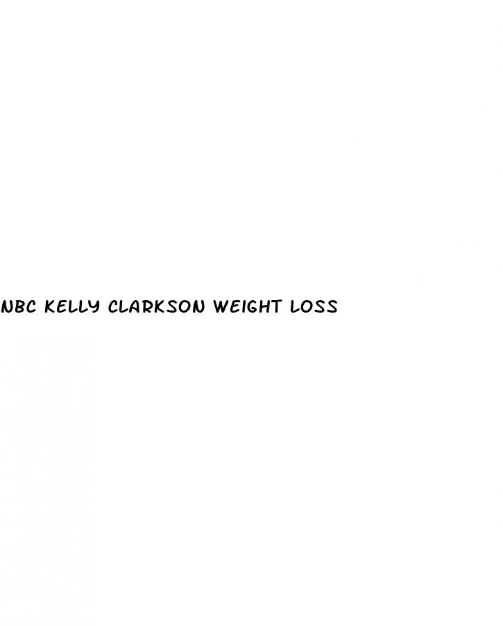 nbc kelly clarkson weight loss
