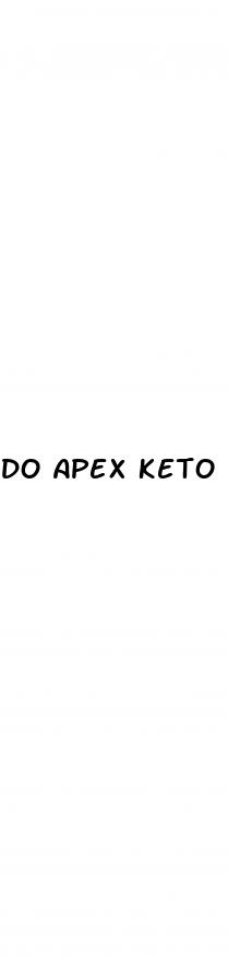 do apex keto gummies really work
