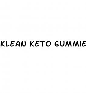 klean keto gummies