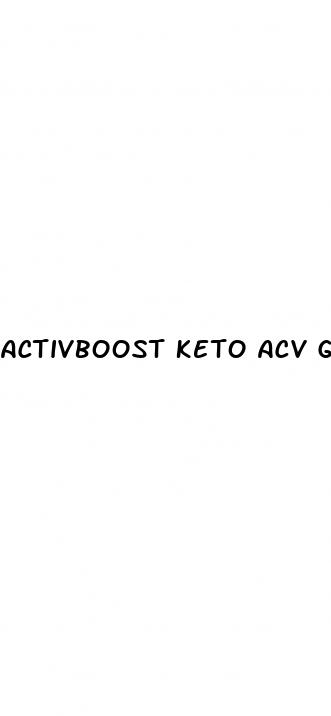 activboost keto acv gummies