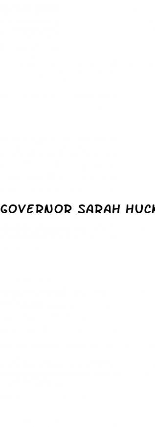 governor sarah huckabee sanders weight loss