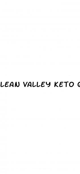 lean valley keto gummies customer care