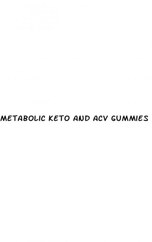 metabolic keto and acv gummies