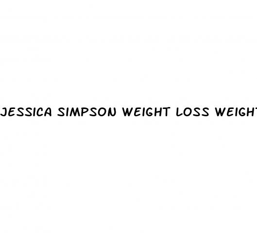 jessica simpson weight loss weight watchers