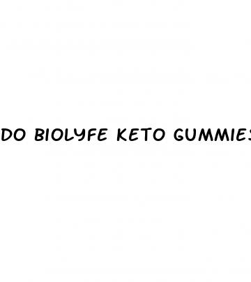do biolyfe keto gummies really work