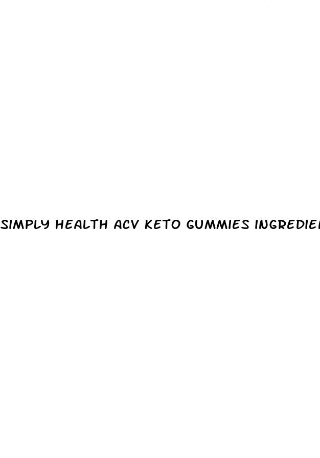 simply health acv keto gummies ingredients