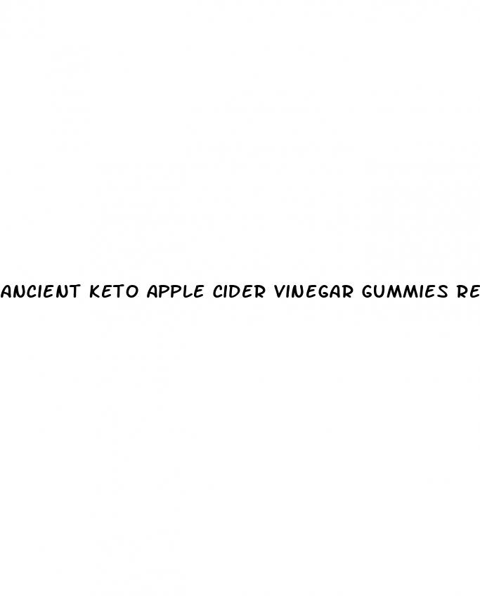 ancient keto apple cider vinegar gummies review