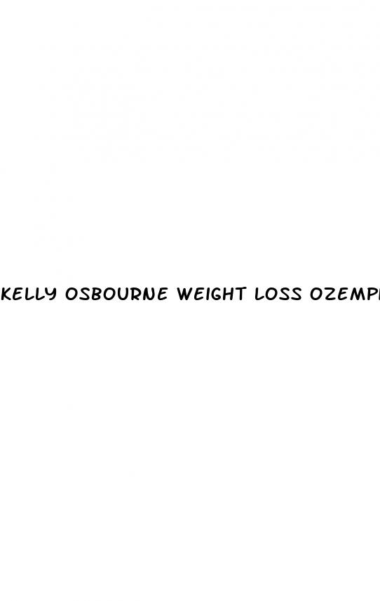 kelly osbourne weight loss ozempic