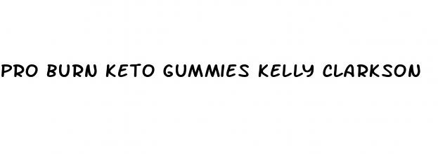 pro burn keto gummies kelly clarkson