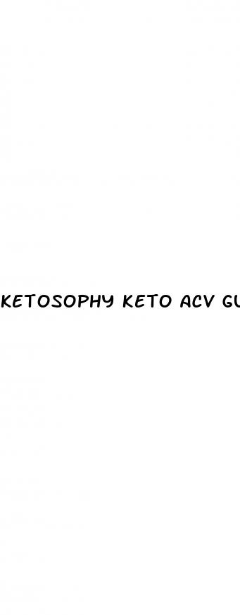 ketosophy keto acv gummies