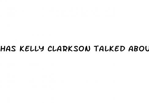 has kelly clarkson talked about her weight loss