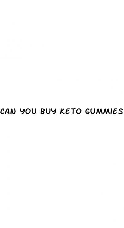 can you buy keto gummies over the counter