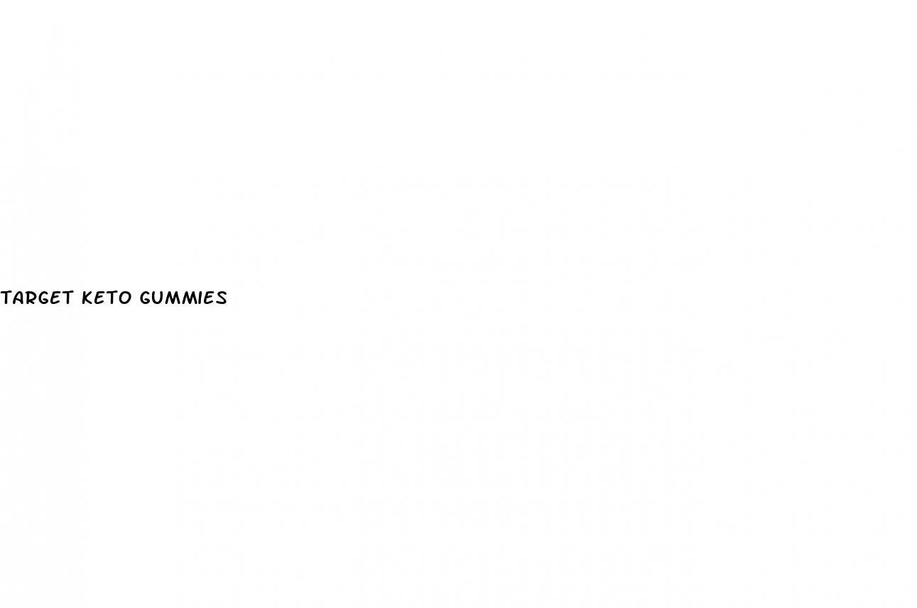 target keto gummies