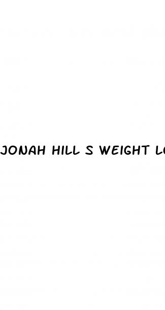 jonah hill s weight loss plan