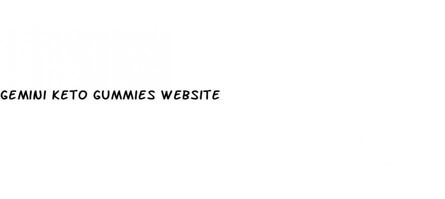gemini keto gummies website