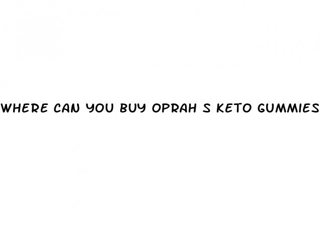 where can you buy oprah s keto gummies