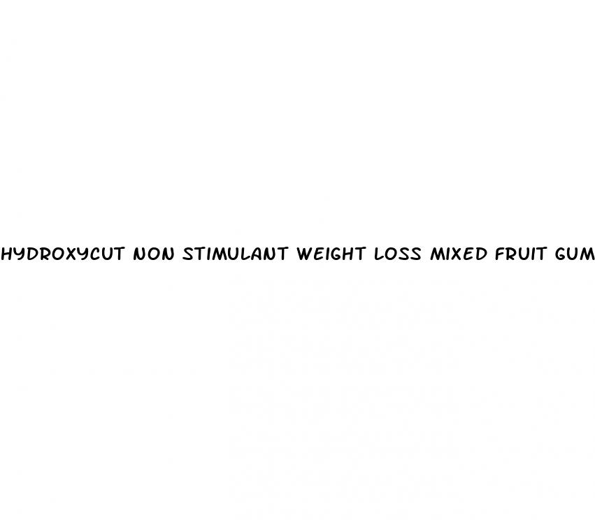 hydroxycut non stimulant weight loss mixed fruit gummies