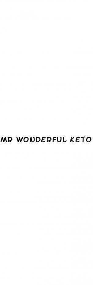 mr wonderful keto gummies