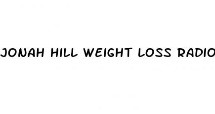 jonah hill weight loss radio interview