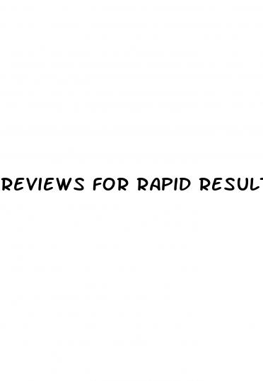 reviews for rapid results keto gummies