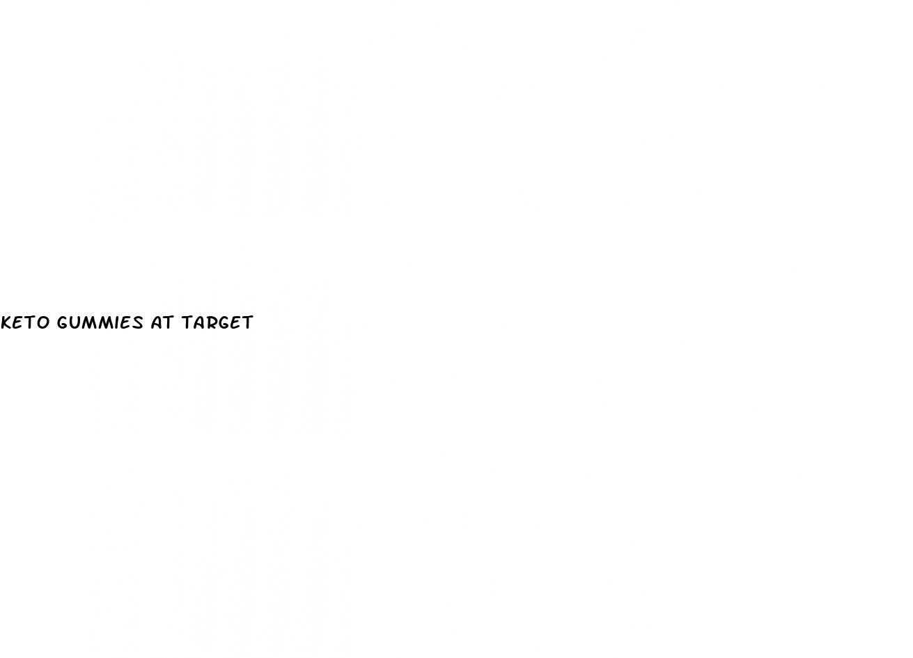 keto gummies at target