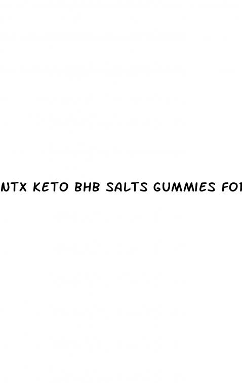 ntx keto bhb salts gummies for weight loss
