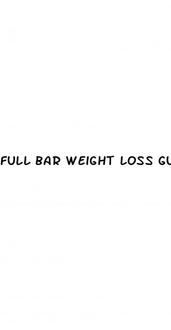 full bar weight loss gummies reviews