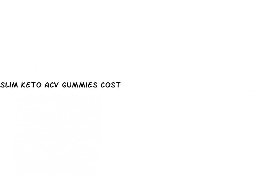 slim keto acv gummies cost