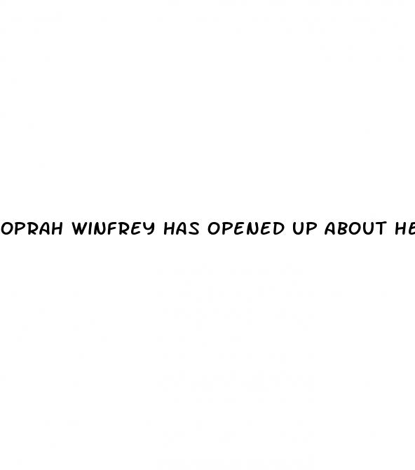 oprah winfrey has opened up about her weight loss medication