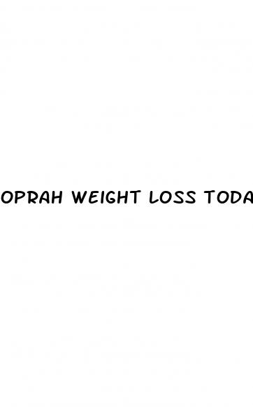oprah weight loss today show