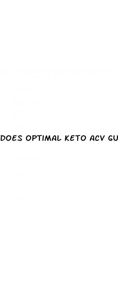 does optimal keto acv gummies work