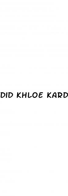 did khloe kardashian get weight loss surgery