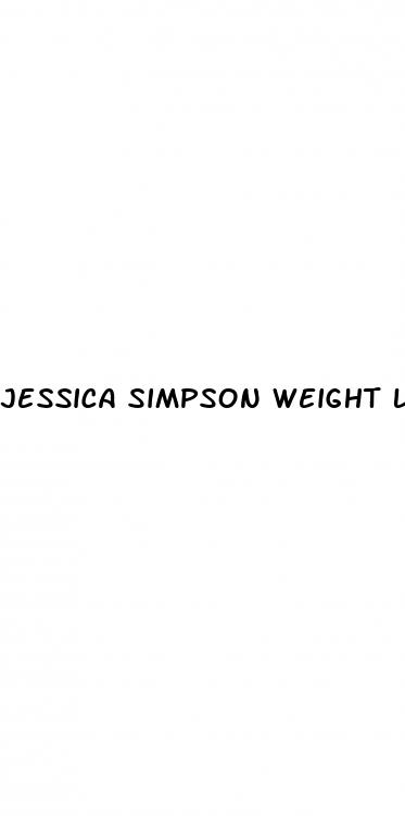 jessica simpson weight loss for dukes of hazzard