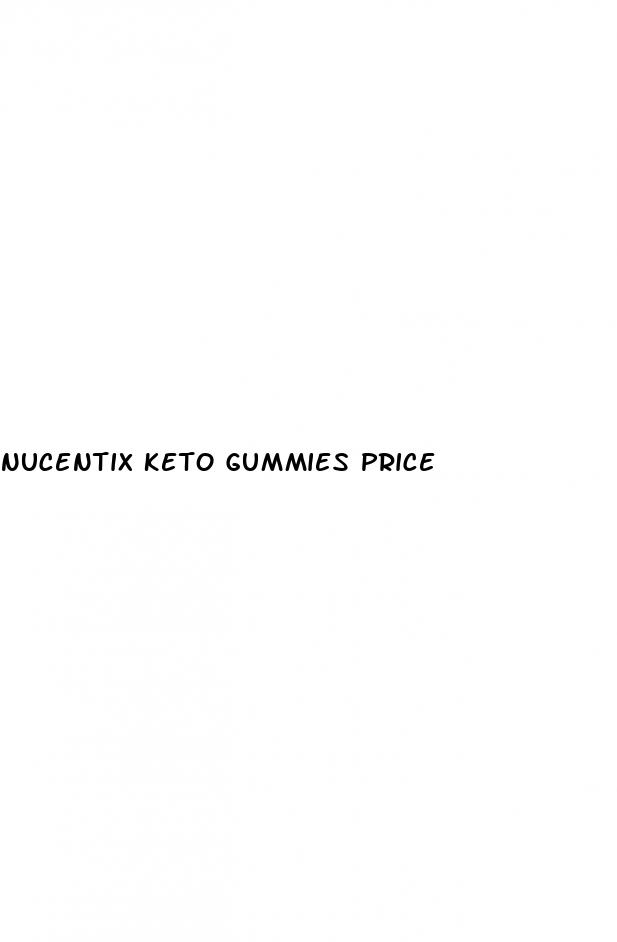 nucentix keto gummies price