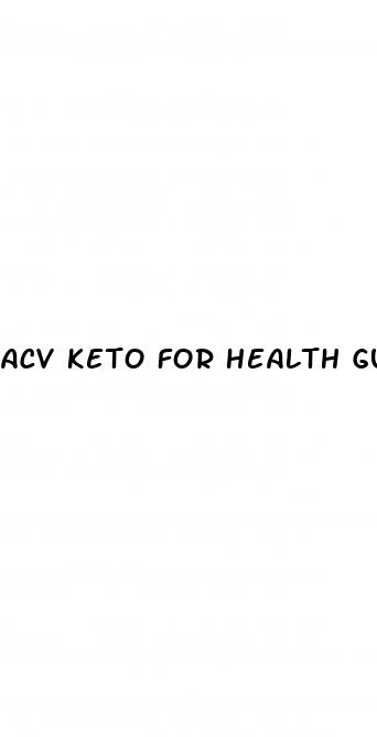 acv keto for health gummies review