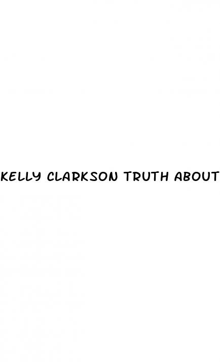 kelly clarkson truth about weight loss