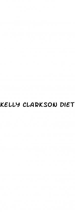 kelly clarkson diet weight loss