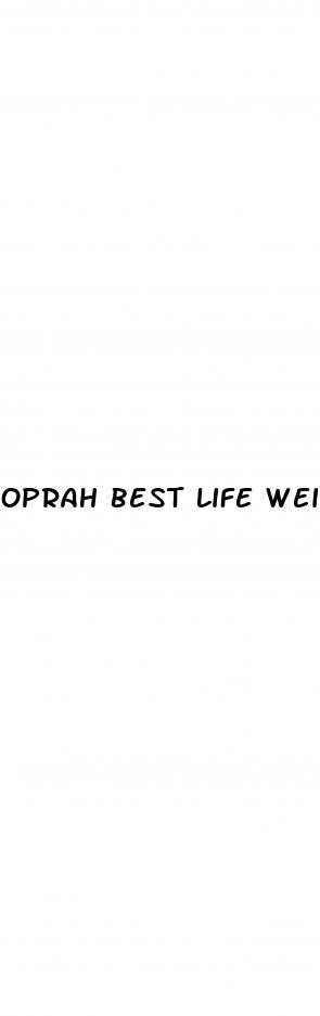 oprah best life weight loss challenge