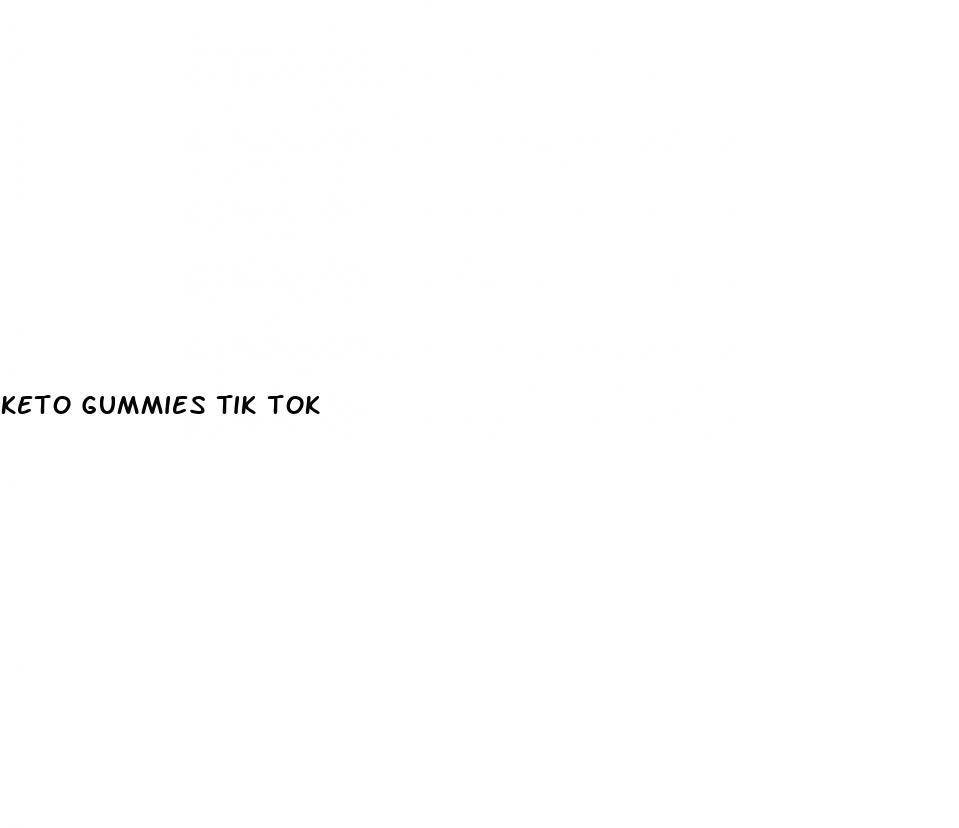 keto gummies tik tok