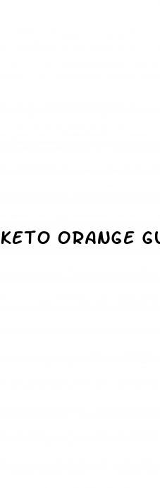 keto orange gummies