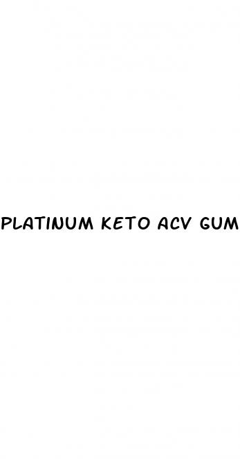 platinum keto acv gummies ingredients