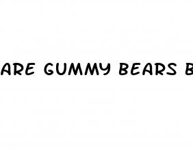 are gummy bears bad for weight loss