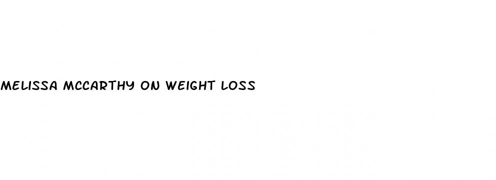 melissa mccarthy on weight loss