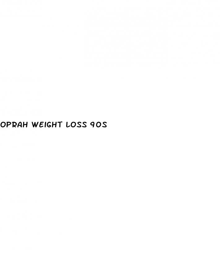 oprah weight loss 90s