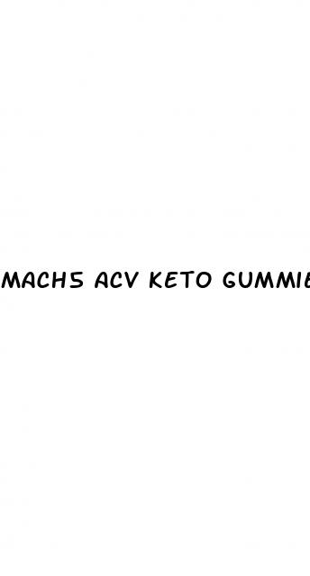 mach5 acv keto gummies